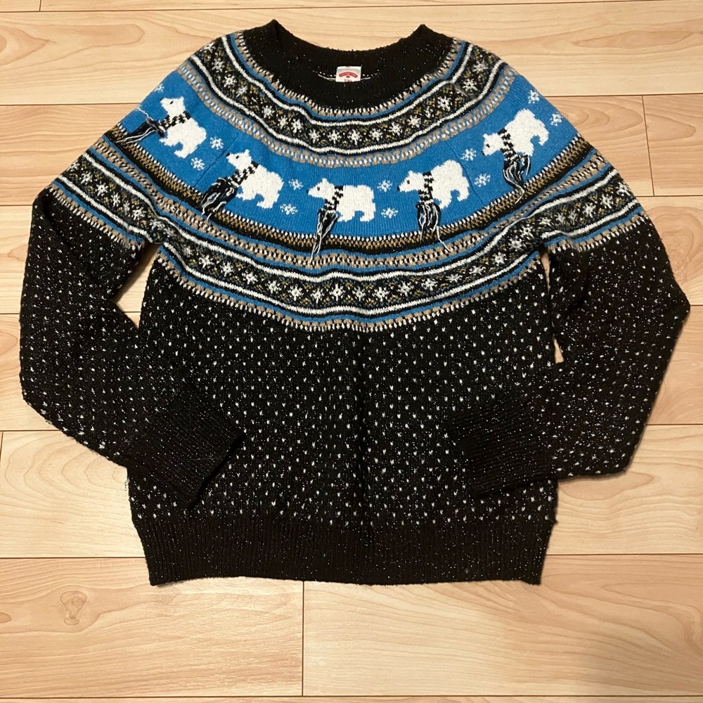 Holiday Time ugly Christmas Polar Bear Sweater